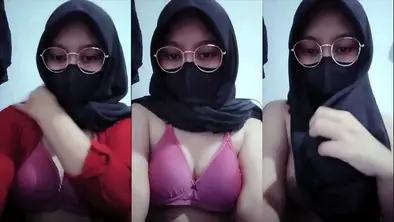 Bokep Indo Hijab ABG Toge Kacamata Live Barbar WOT